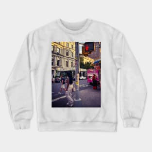 Manhattan Street Central Park Fifth Avenue NYC Crewneck Sweatshirt